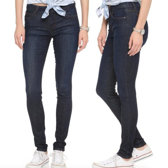 JOE'S JEANS JOES Honey Skinny Dark Wash JAPANESE DENIM Skinny Jeans W28 28 CURVY - Picture 3 of 16